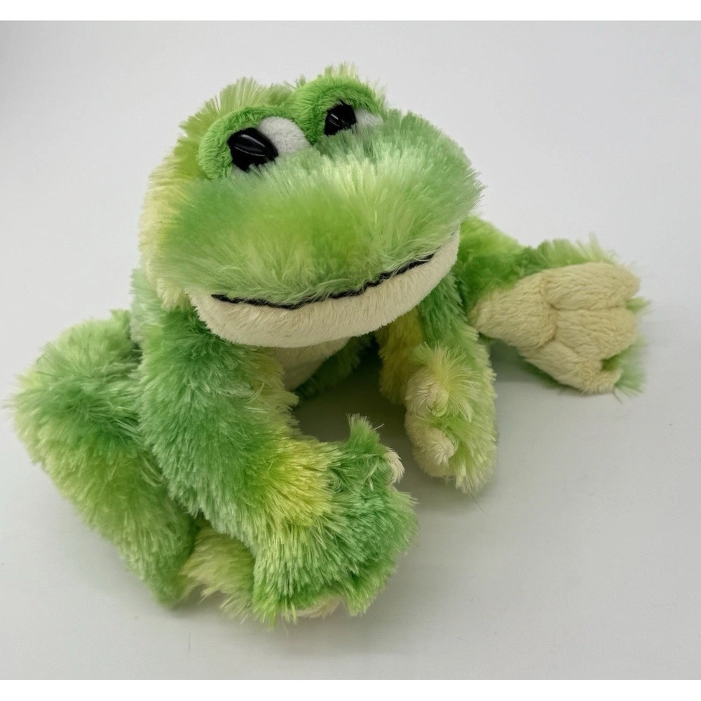 Ganz Green Frog Plush 10 Inch Stuffed Animal Soft Toy Webkins